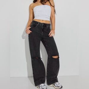 Garage Charcoal High Rise Women's Jeans